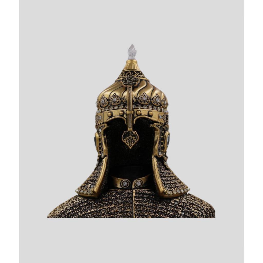 Islamic Table Suit of Armor Gold with Dua (medium)